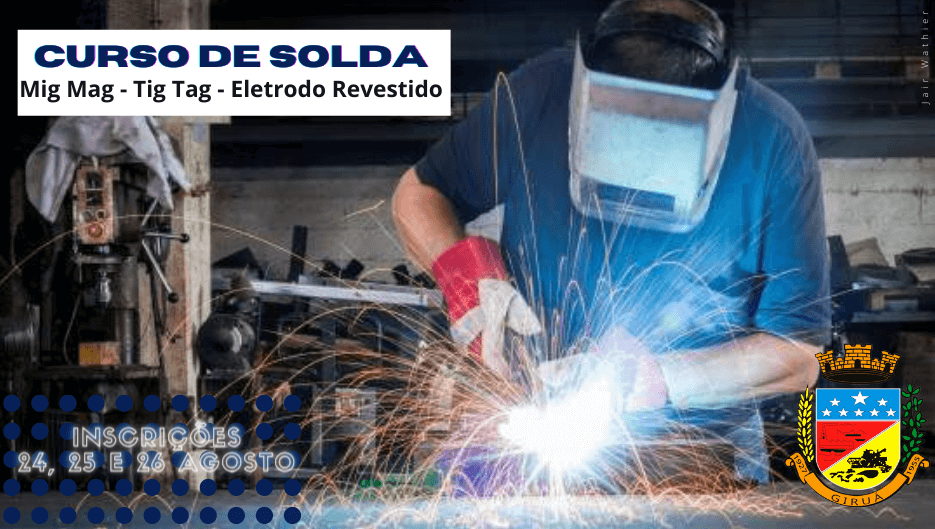 Governo Municipal disponibiliza 30 vagas para curso de solda